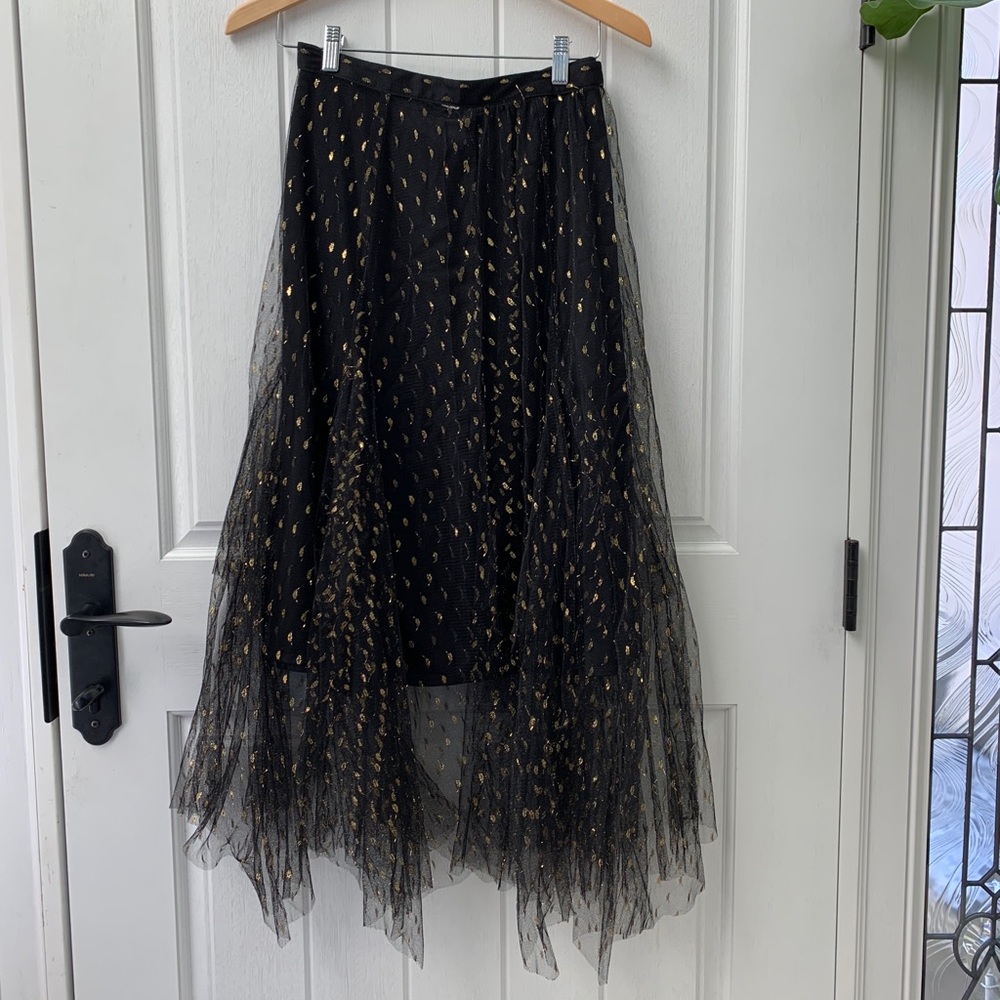 NWOT Eva Franco highwaisted tulle skirt - Picture 9 of 16